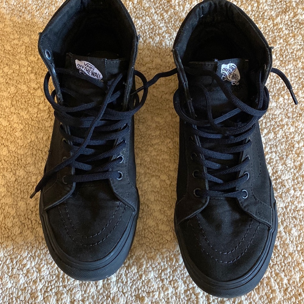 Size 8.5 high top vans